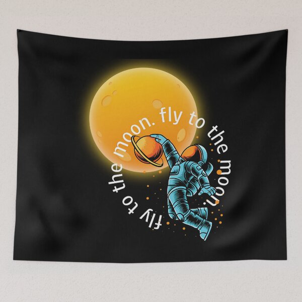 Item preview, Astronaut Fly To The Moon designed and sold by BridgerShopO.
