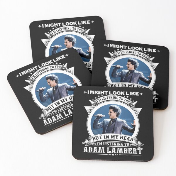 Item preview, IN MY HEAD I&x27;M LISTENING TO ADAM LAMBERT designed and sold by KerryInsideOut.