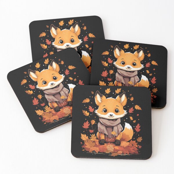 Item preview, Cute Woodland Fox in a Scarf, Cozy for Winter designed and sold by madtoyman.