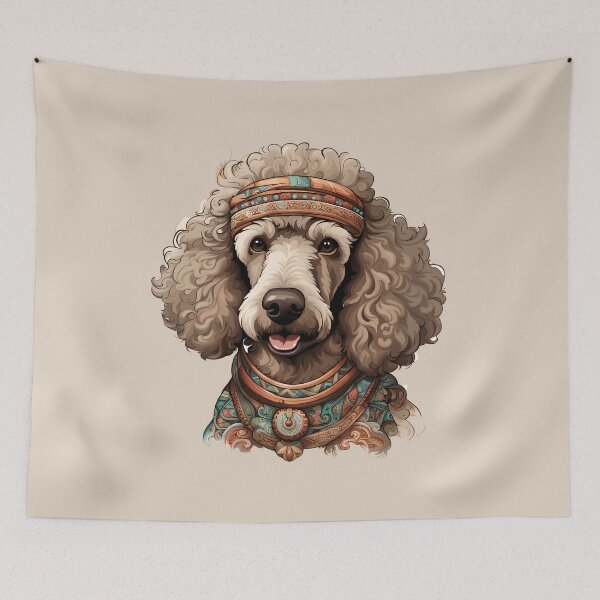 Item preview, Boho Standard Poodle designed and sold by Mumzy2many.