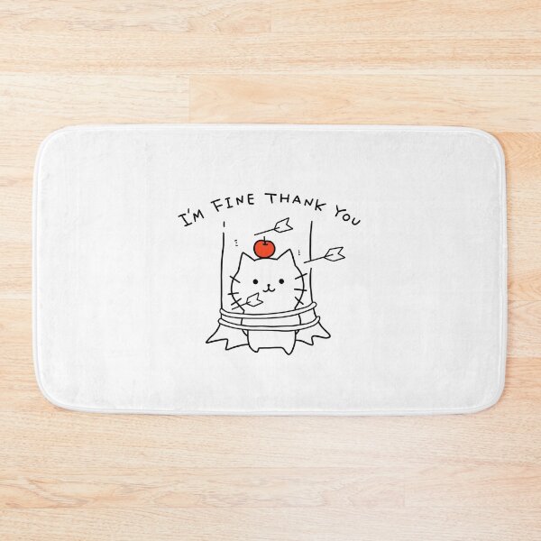 Item preview, I am Fine Thank You Cat  designed and sold by sleepycharis.