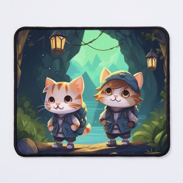 Item preview, The adventurous cats designed and sold by Riverside-Moon.