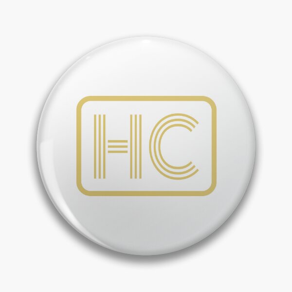 Item preview, HC Initials Gold Geometric Letters designed and sold by Jeallan Designs.