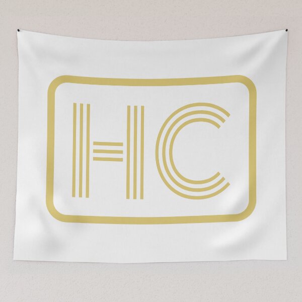 Item preview, HC Initials Gold Geometric Letters designed and sold by Jeallan Designs.