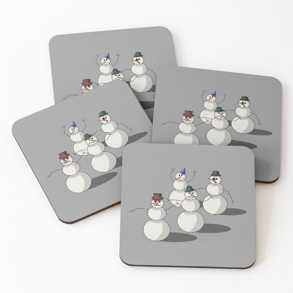 Item preview, Winter Wonderland Quartet: Playful Snowpersons designed and sold by Fun Funky Designs.