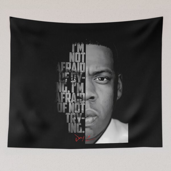 Item preview, Black and white Jay Z quote designed and sold by LavaAryana.