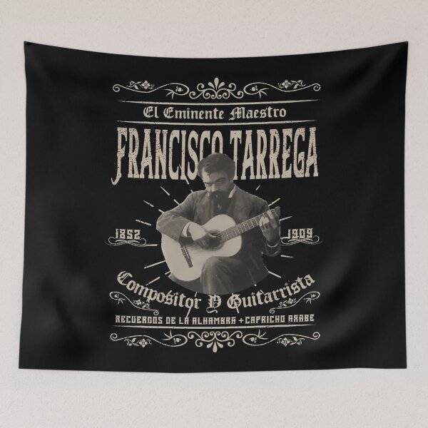 Item preview, Francisco Tarrega Composer--Guitarist designed and sold by FashionsAnnabe.