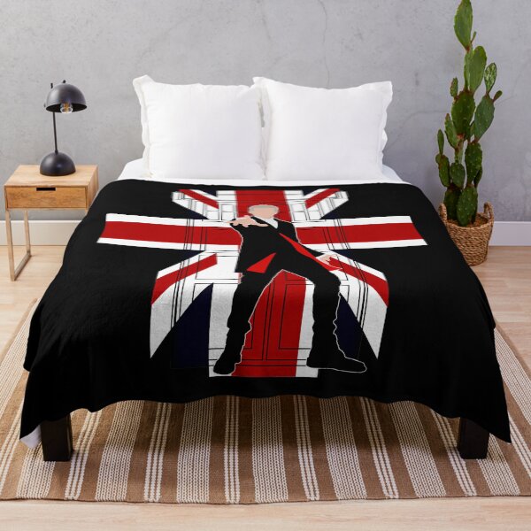 Item preview, 12th Doctor Union Jack silhouette designed and sold by BrightAubrey.