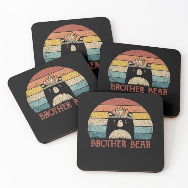 Item preview, Cute Brother Bear T-Shirt Vintage Retro Boys Gift Boy designed and sold by PandaPope.