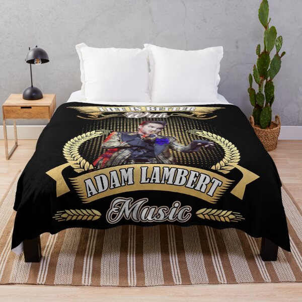 Item preview, LIFE IS BETTER WITH ADAM LAMBERT MUSIC designed and sold by KerryInsideOut.
