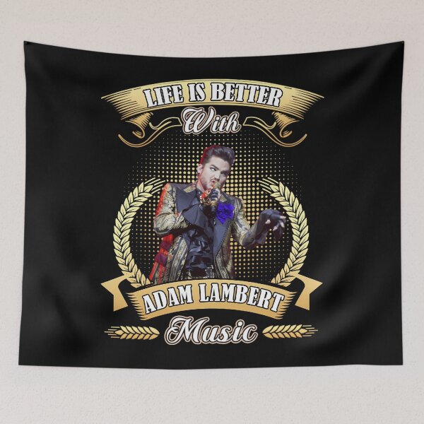 Item preview, LIFE IS BETTER WITH ADAM LAMBERT MUSIC designed and sold by KerryInsideOut.