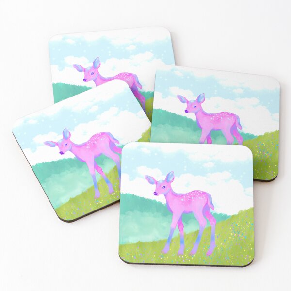 Item preview, Vasa pastelliniityllä/ Foal in pastelmedow designed and sold by Taidenappi.