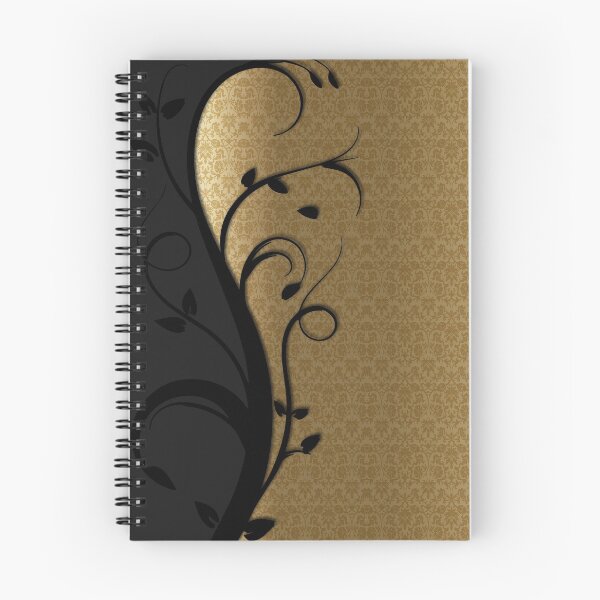 Item preview, Black Swirl and Gold Damask Design designed and sold by DonnaSiggy.