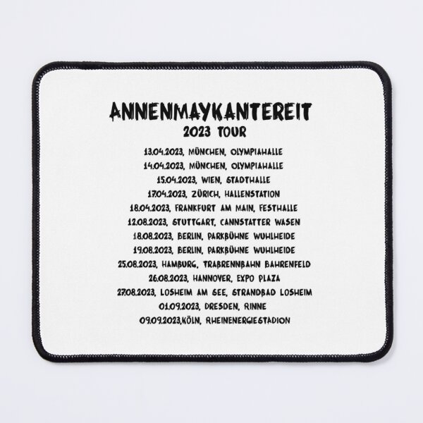 Item preview, AnnenMayKantereit 2023 Tour - Back designed and sold by ChicArtViolent.