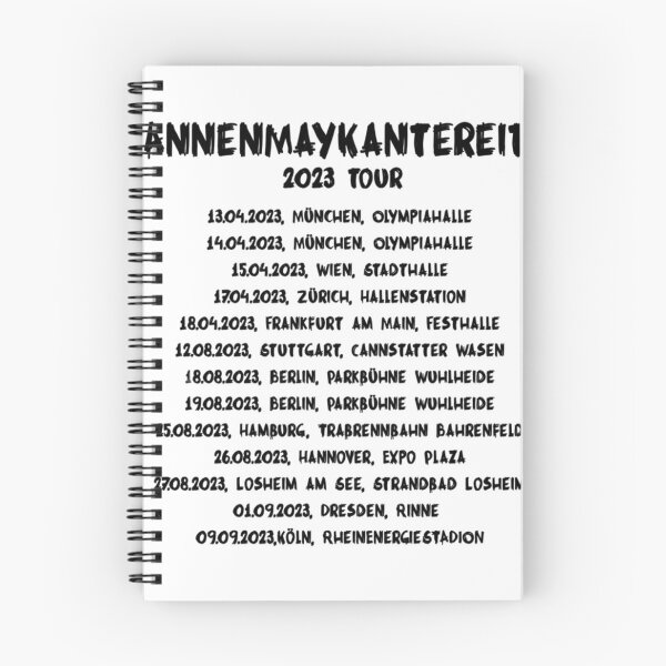 Item preview, AnnenMayKantereit 2023 Tour - Back designed and sold by ChicArtViolent.