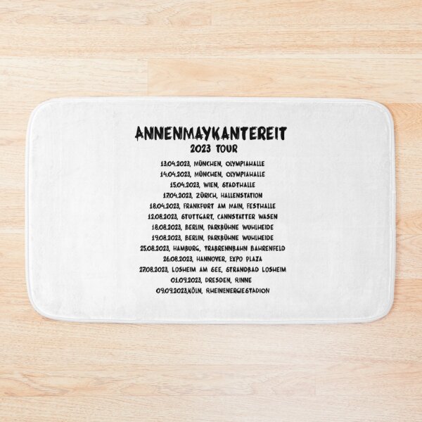 Item preview, AnnenMayKantereit 2023 Tour - Back designed and sold by ChicArtViolent.