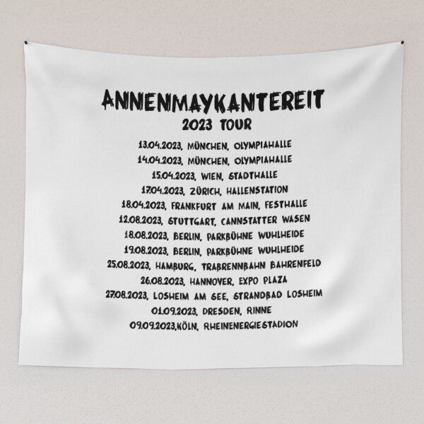 Artikelvorschau, AnnenMayKantereit 2023 Tour - Zurück entworfen und verkauft von ChicArtViolent.