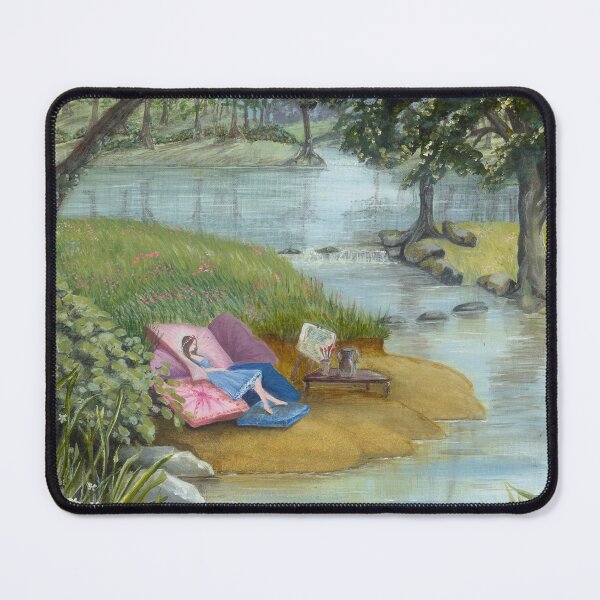 Item preview, Lady by the river designed and sold by artbyjackg.