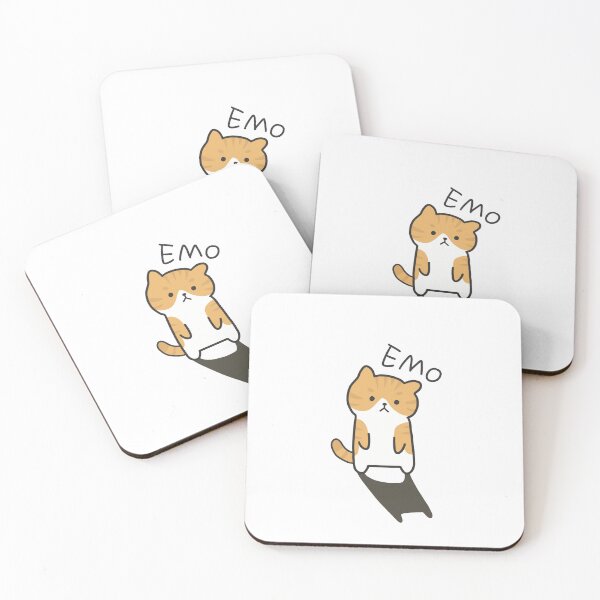 Item preview, Sad Worried Depressed Emo Orange Cat  designed and sold by sleepycharis.