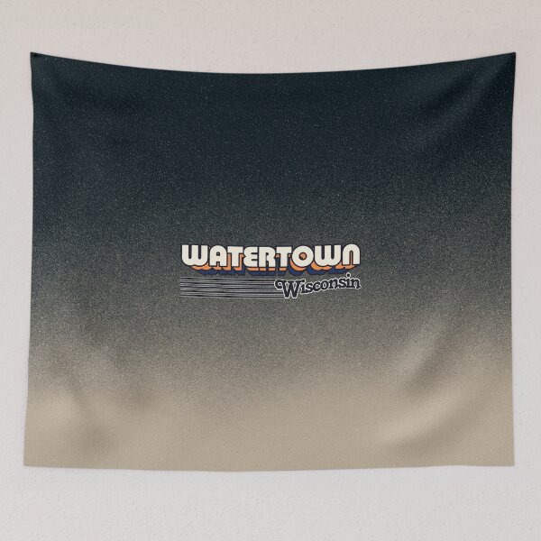 Item preview, Watertown, Wisconsin | Retro Stripes designed and sold by retroready.