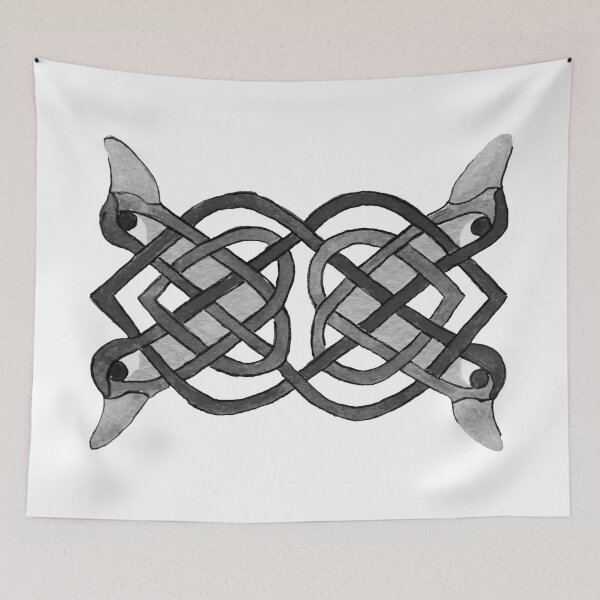 Item preview, BLACK Celtic knotwork designed and sold by Zamen.