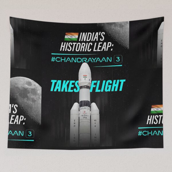 Item preview, Chandrayaan 3 in the moon designed and sold by Aestheticlanart.