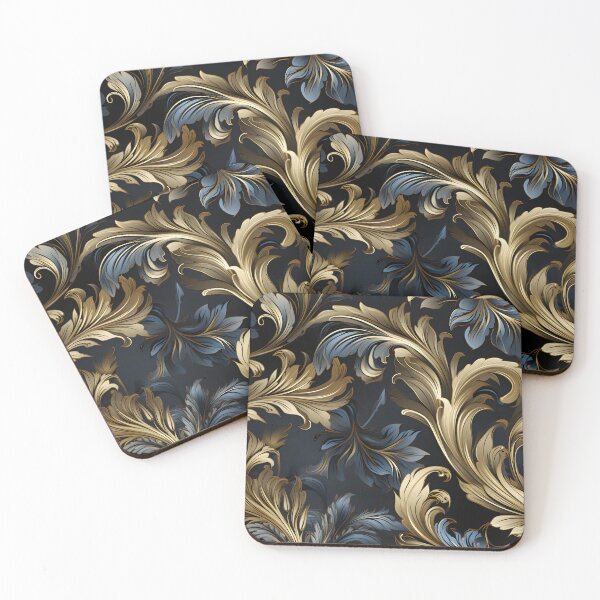 Aperçu de l'œuvre Décor baroque et damassé élégant : motifs ornés vintage créée et vendue par AlienSkinEyes.