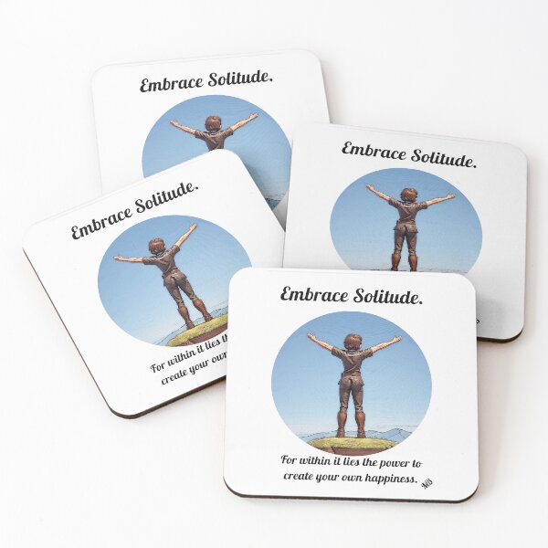 Item preview,  "Embrace solitude, for within it lies the power to create your own happiness." designed and sold by BingsBooks.