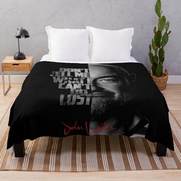 Item preview, Black and white John Locke Lost tv show quote poster designed and sold by LavaAryana.