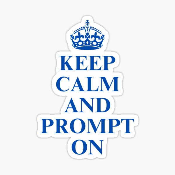 Item preview, Keep Calm and Prompt On AI Prompt Engineer designed and sold by rawresh6.