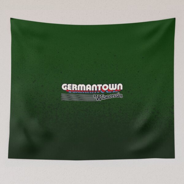 Item preview, Germantown, Wisconsin | Retro Stripes designed and sold by retroready.