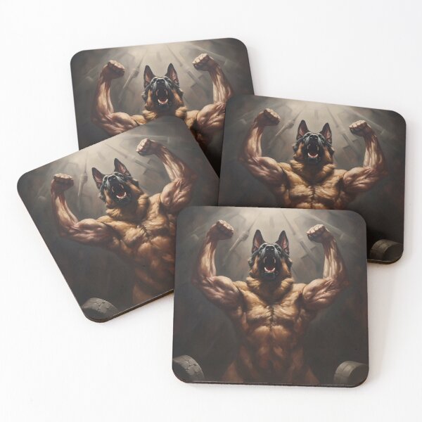 Item preview, muscular dog designed and sold by Art91design.