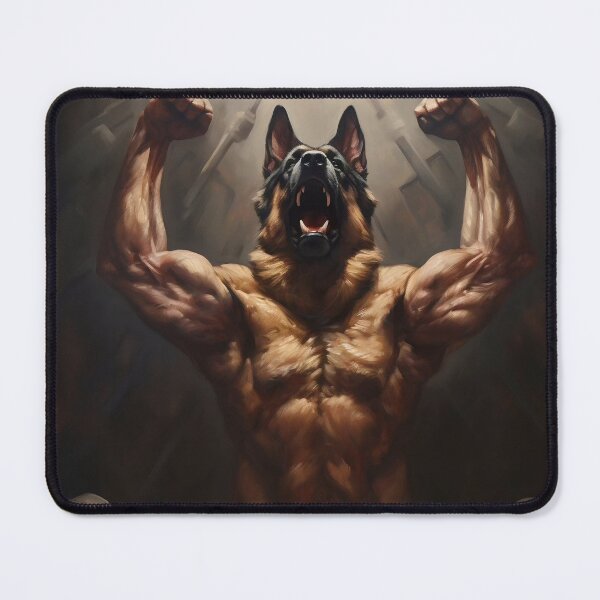 Item preview, muscular dog designed and sold by Art91design.