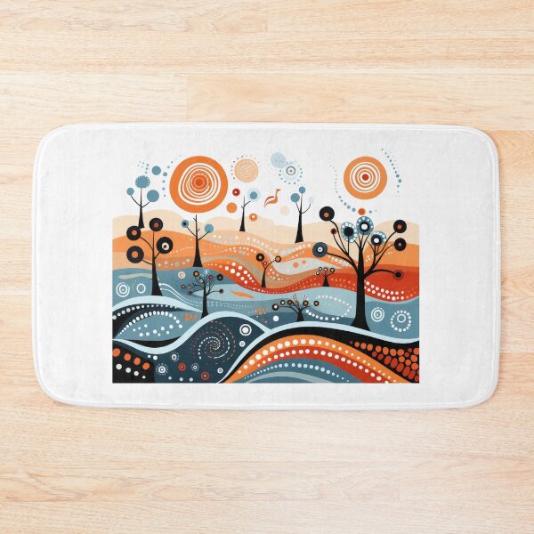 Item preview, Australian Aboriginal Art illustration print designed and sold by 3dleonardo.