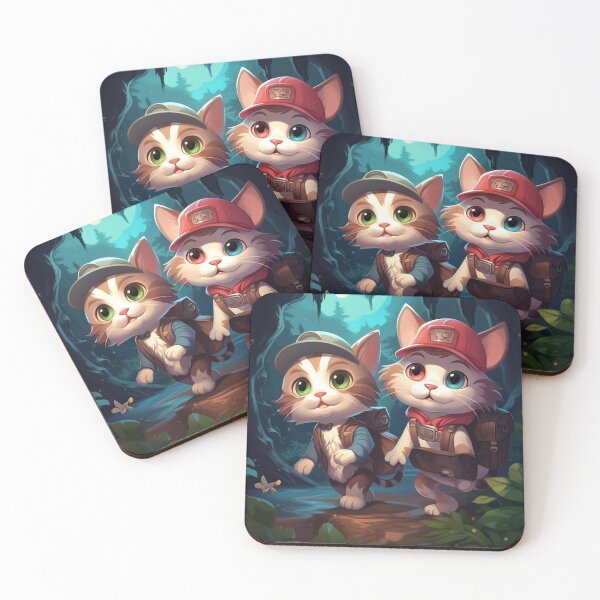 Item preview, The  adventurous cats designed and sold by Riverside-Moon.