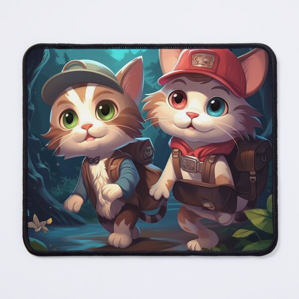 Item preview, The  adventurous cats designed and sold by Riverside-Moon.