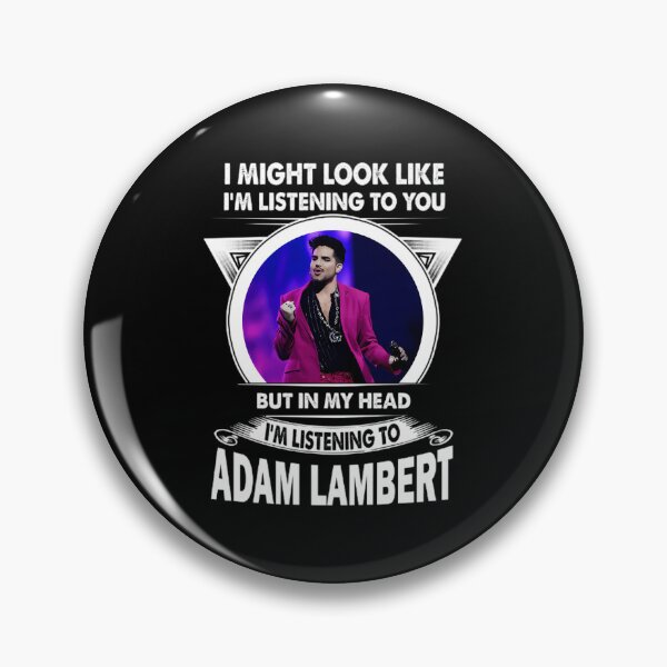 Item preview, LISTENING TO ADAM LAMBERT designed and sold by KerryInsideOut.