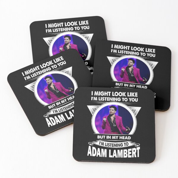 Item preview, LISTENING TO ADAM LAMBERT designed and sold by KerryInsideOut.