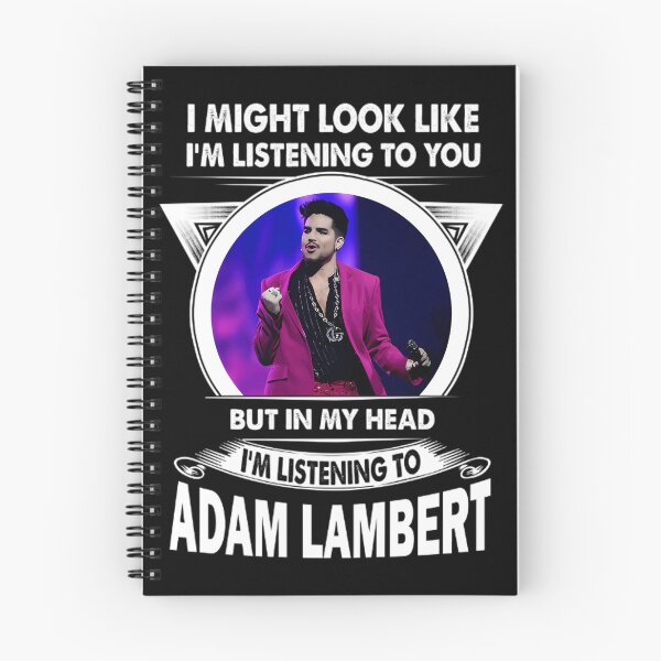Item preview, LISTENING TO ADAM LAMBERT designed and sold by KerryInsideOut.