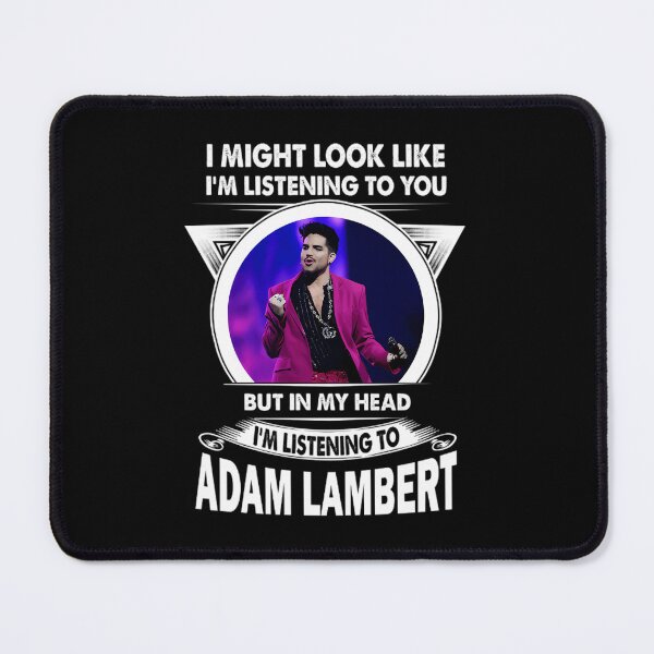 Item preview, LISTENING TO ADAM LAMBERT designed and sold by KerryInsideOut.