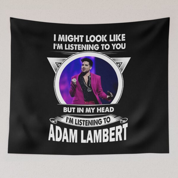 Item preview, LISTENING TO ADAM LAMBERT designed and sold by KerryInsideOut.