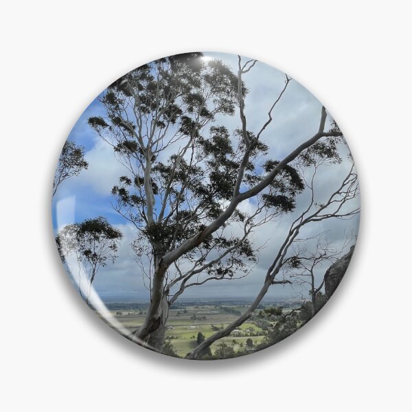 Item preview, Central Vic through trees on Hanging Rock designed and sold by Susan Henry.