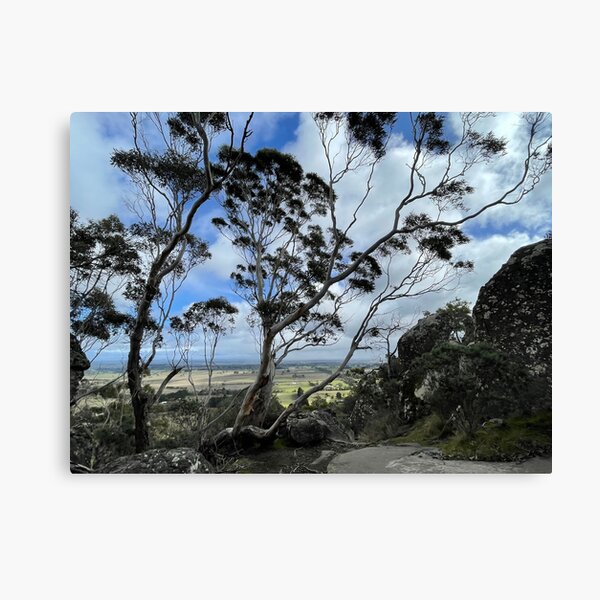 Item preview, Central Vic through trees on Hanging Rock designed and sold by Susan Henry.