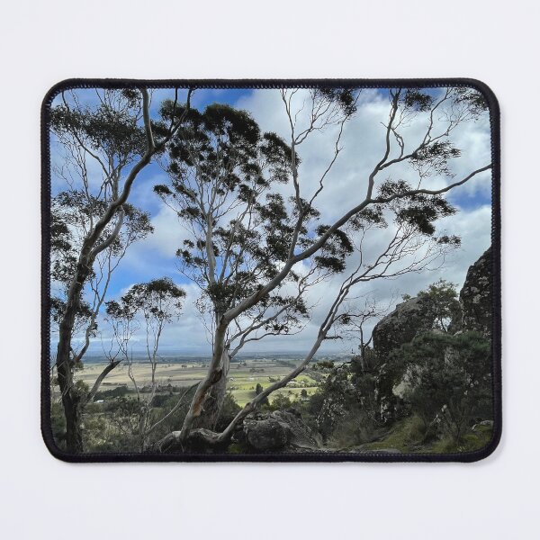 Item preview, Central Vic through trees on Hanging Rock designed and sold by Susan Henry.