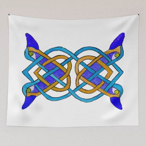 Item preview, Bi-coloured Celtic tracery designed and sold by Zamen.