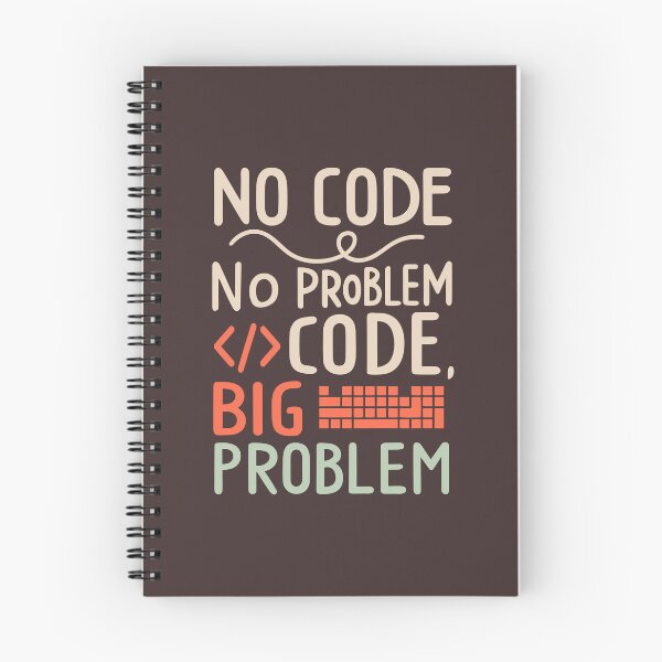 Item preview, No code, no problem. Code, big problem designed and sold by RocketArtInd.