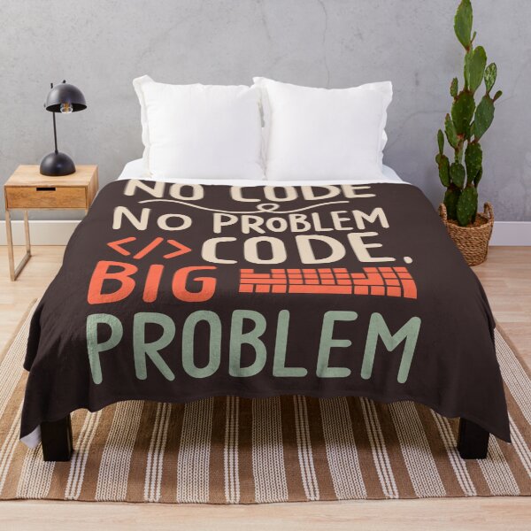 Item preview, No code, no problem. Code, big problem designed and sold by RocketArtInd.