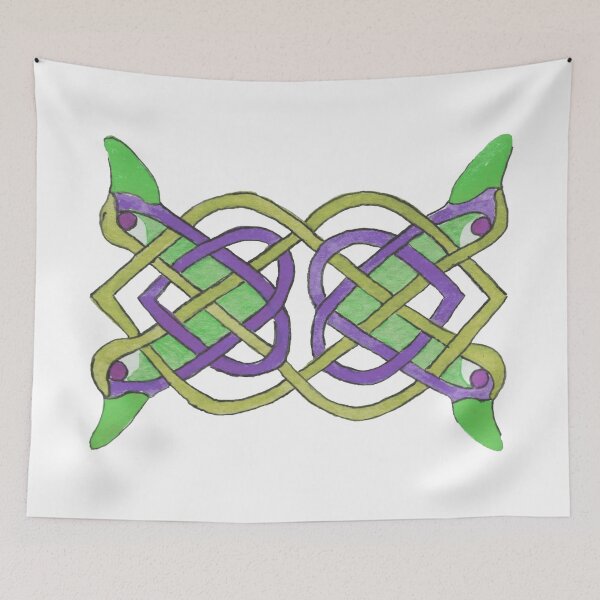 Item preview, Celtic interlacing colors ter designed and sold by Zamen.