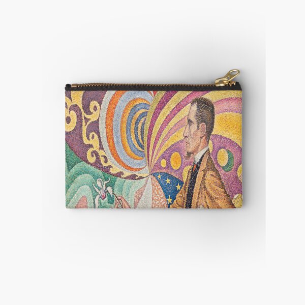 Item preview, Opus 217. Against the Enamel of a Background Rhythmic with Beats and Angles Tones and Tints Portrait of M. Félix Fénéon in 1890-Paul Signac designed and sold by LexBauer.