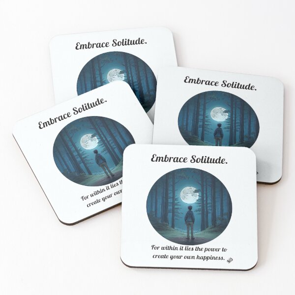 Item preview,   "Embrace solitude, for within it lies the power to create your own happiness." designed and sold by BingsBooks.